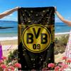 Borussia Dortmund Print Beach Towel, Versatile Lightweight Absorbent Beach Towel for Pool Surf Yoga Bathroom, Perfect Birthday Holiday Gift