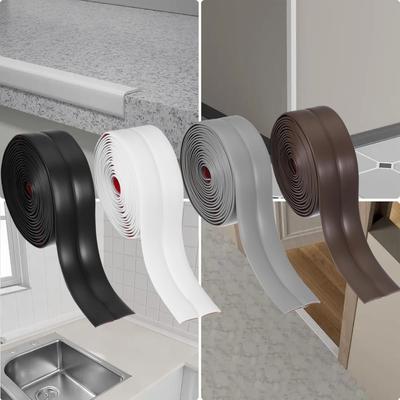 1pc 2mX4cm Inside Outside Corner Trim Moulding Flexible Wall Corner Protector Self Adhesive Edge Guards Caulk Strip Floor