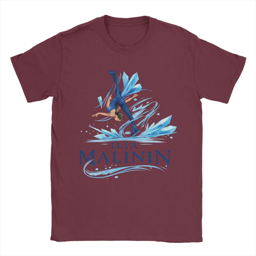 Unisexs Ilia Malinin Poster T Shirts Pure Cotton Clothes Novelty Short Sleeve Round Neck Tees Adult TShirts