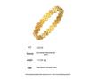 European and American Style Geometric Enamel Buckle and Zircon Flower Stainless Steel Bracelet Set