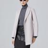 Fanzhen Women's 100% Wool Mid-Length Coat with Belt