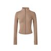 Sunscreen Clothes Pilates Yoga Clothes Jacket Slim Stand-up Collar Zipper Fitness Clothes Running Quick-drying Breathable Sports Top
