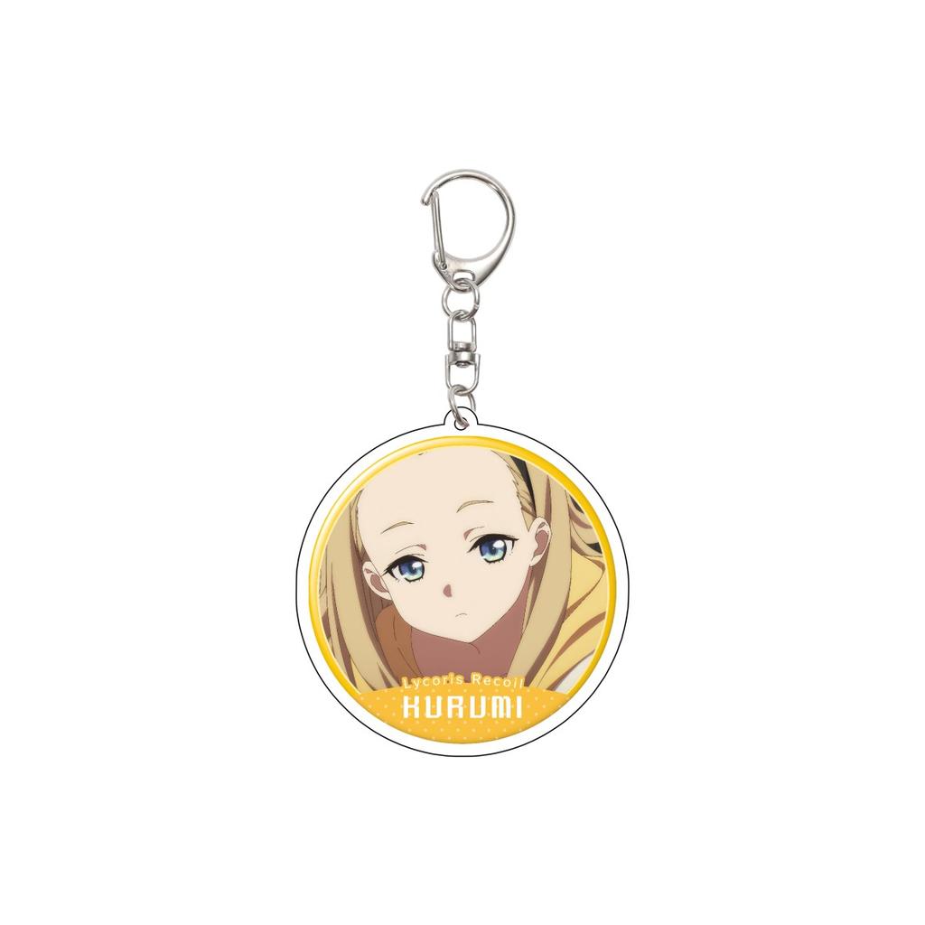 55MM Anime Lycoris Recoil Keychain Nishikigi Chisato/Inoue Takina/Nakahara Mizuki/MIKA Acrylic Model Plate Christmas Gifts