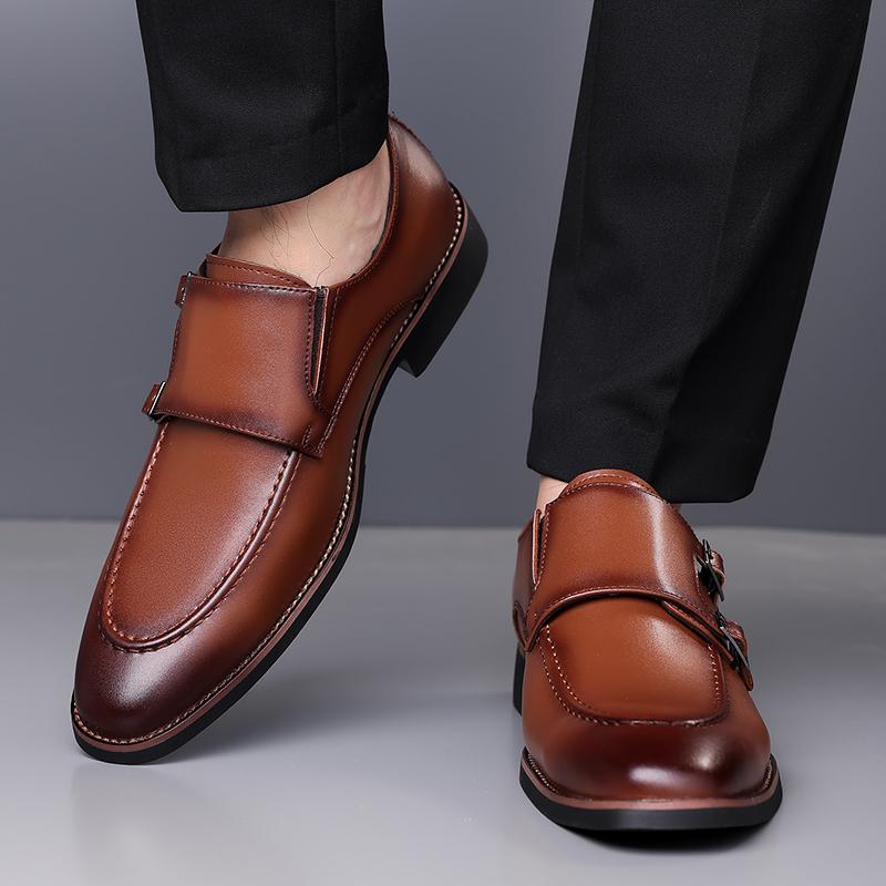 Fashion Casual Business Men's Leather Shoes Fashionable gentleman style Daily leisure party Outdoor Wedding Groom Shoes Plus Size 38-48