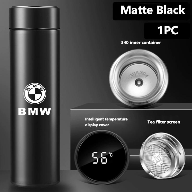 WSQK5 Car Stainless Thermos Bottle Temperature Display Thermos Cup For BMW M Performance E36 E46 E60 E90 E91 E92 E93 F30 F20