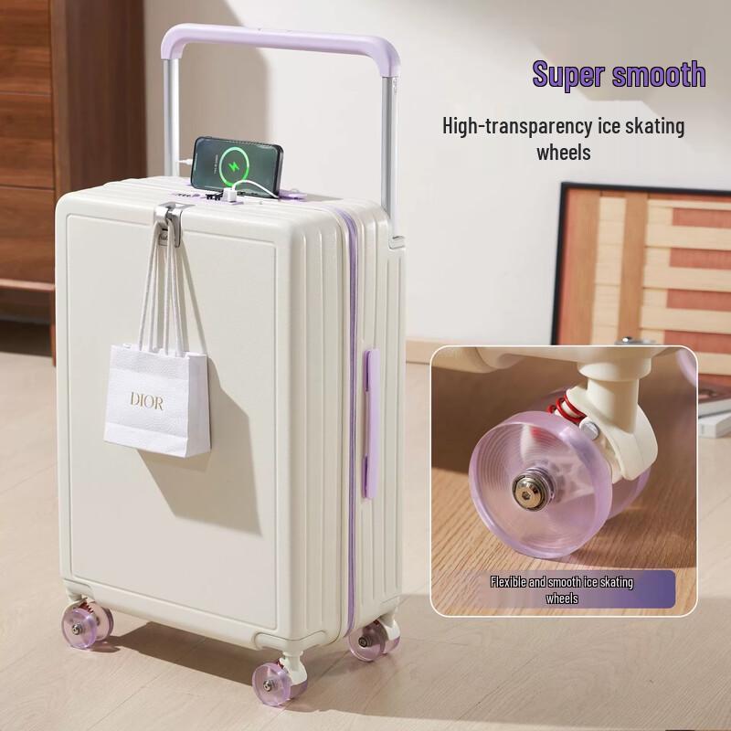 KINGSGEAR Multifunctional Wide Handle Suitcase