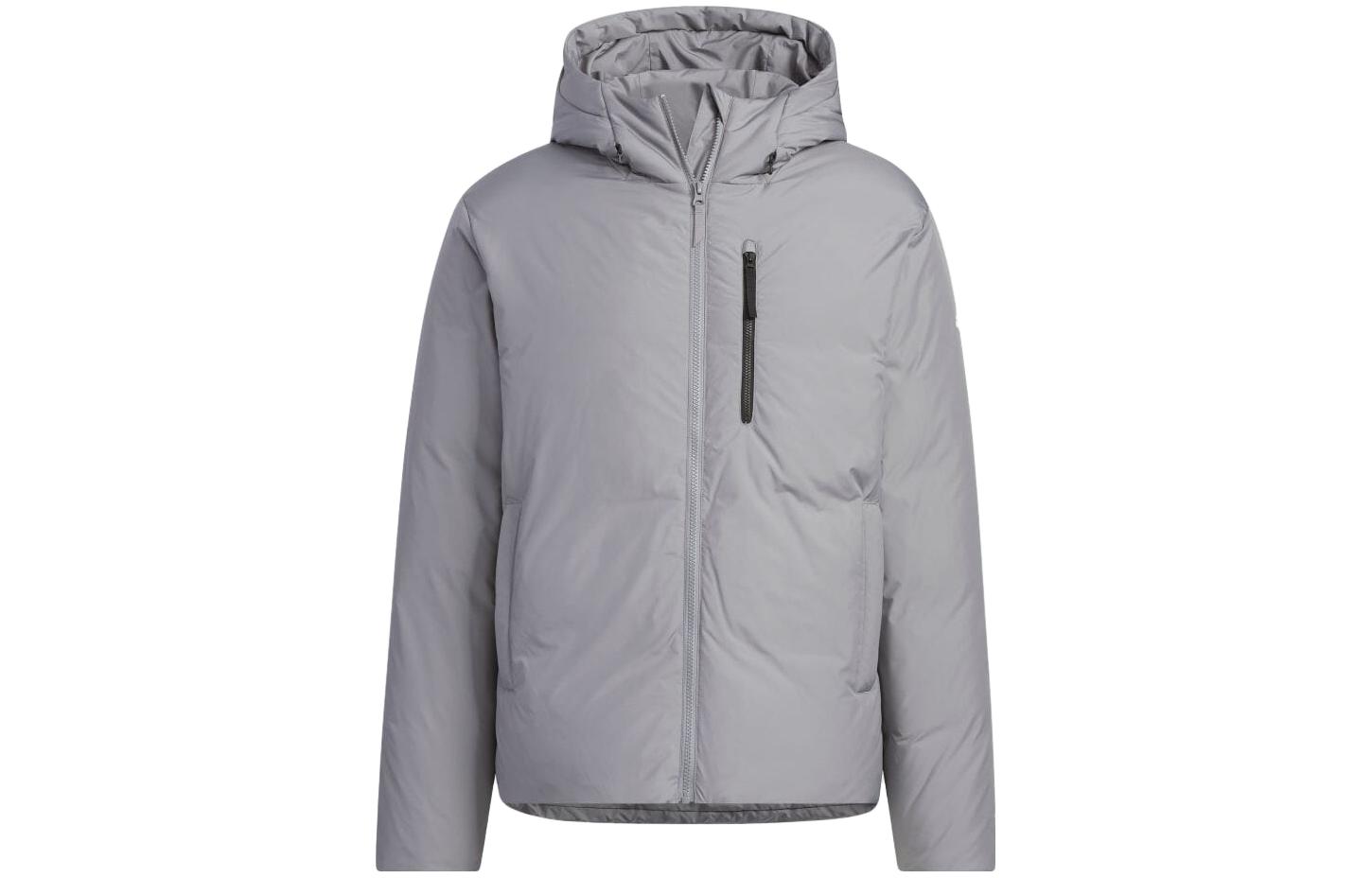 Adidas Jackets Men s Gray Hooded Moderate Other IT8717 XS