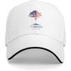 Sandwich Baseball Cap for Men & Women, 3-Layer Contrast Design Adjustable Hat, Lightweight Durable Cap