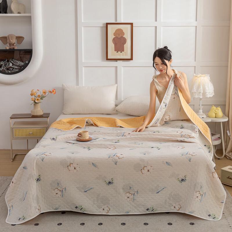 Oeny 6-Layer Washed Gauze Summer Blanket
