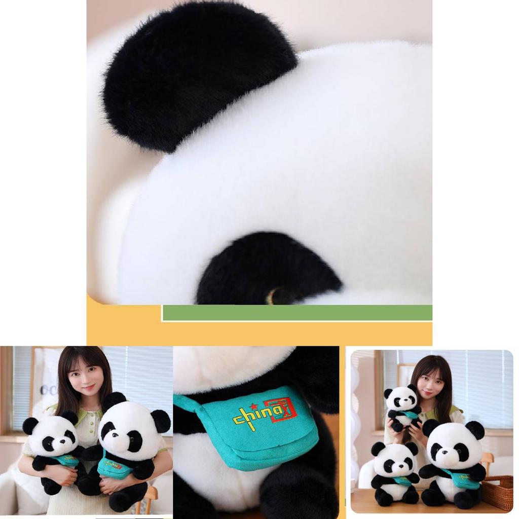 Cute Panda Plush Toy National Treasure Large Realistic Panda Doll Sichuan Tourist Souvenir Doll