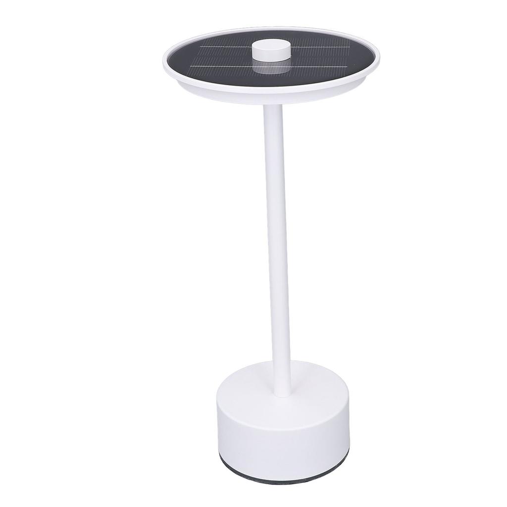 Solar Table Lamp LED Cordless 3 Light Source Touch Control Stepless Dimmable IP44 USB Rechargeable B