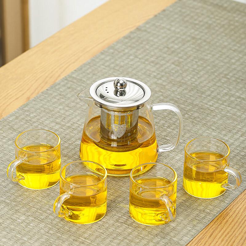 ZISIZ Heat-Resistant Glass Teapot