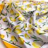 Sweet Spring Summer Flower Print Square Silk Scarf Casual Elegant Thin Breathable Scarf For Women Windproof Head Wrap Gifts