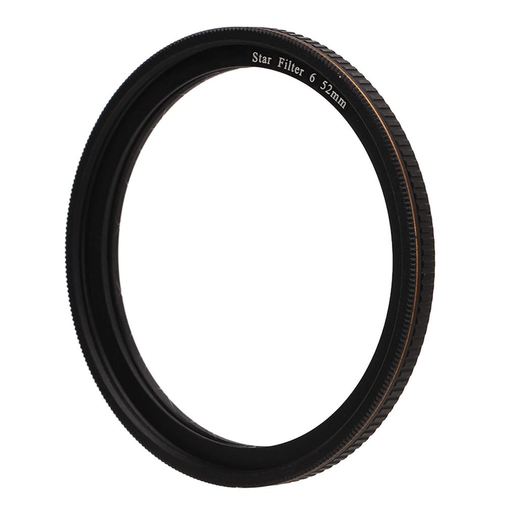 Star Filter 6 Line High Definition Coating Screen Effect Filter for Camera