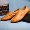 Men's Leather Casual Loafers Shoes Wedding Dress Shoes New Big Size  Moccasins Shoes Suede Shoes High Quality Zapatos