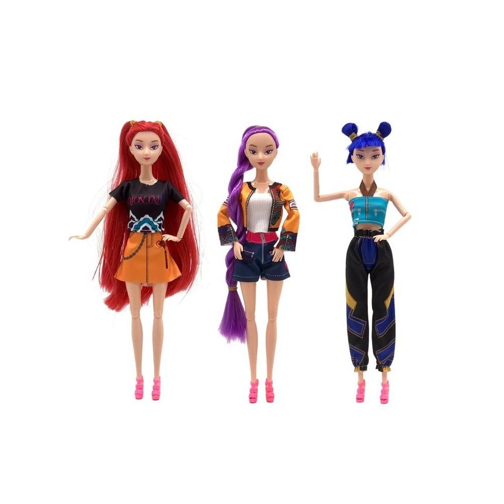 NEW Anime KPop Demon Hunters Doll Vinyl Toy Rumi Mira zoi Character vinyl mask figurine Birthday Gift Fan Club Gifts