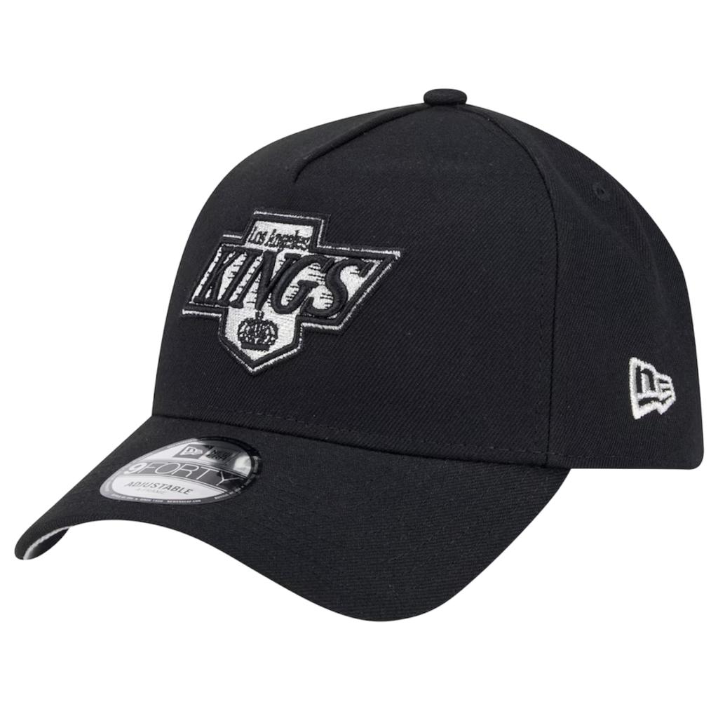 New Era 9FORTY Los Angeles Kings NHL Kappe, Herren schwarze Kappe
