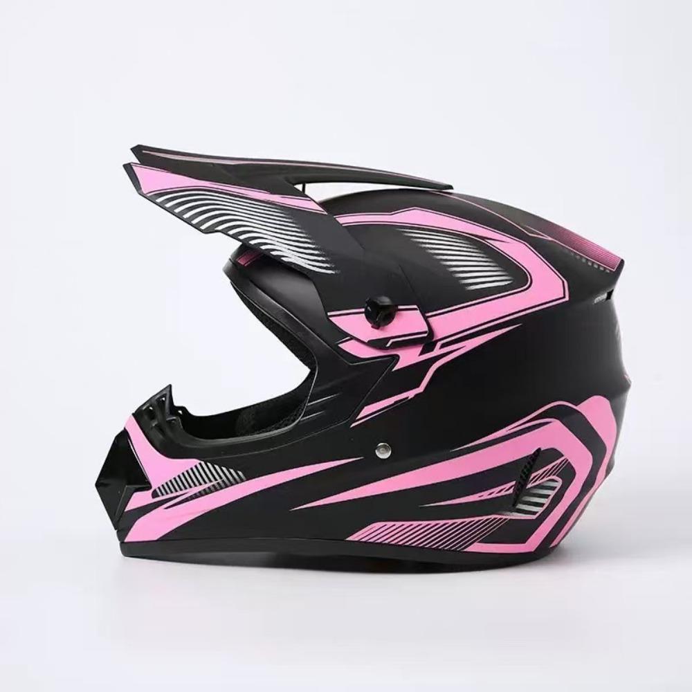 Off-road Motorcycle Riding Helmet Four Seasons Breathable Electric Vehicle Helmet ABS Small Mountain Bike Helmet
