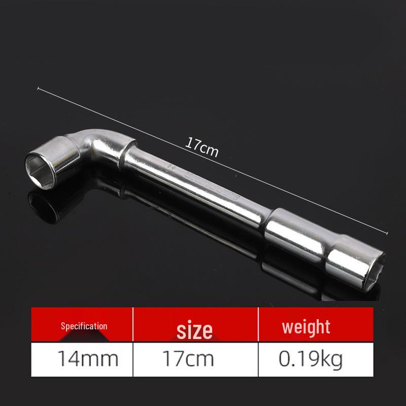 Perforated L-Shaped Hex Deep Socket Wrench for Auto Repair