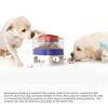 Automatic Pet Food Dispenser Dog Slow Feeder Anti-Slip Square Transparent Visible Food Storage Box Interactive Toys Pet Supplies