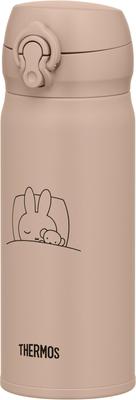 Thermos Water Bottle Vacuum Insulated Mobile Mug 400ml Miffy Milk Tea MKT JNL-405B