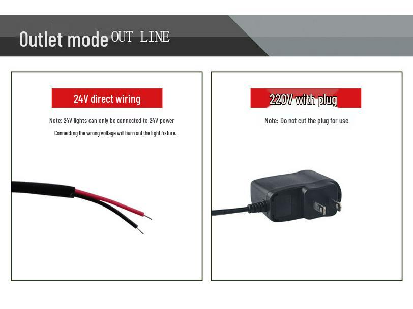 Luci da lavoro a LED magnetiche per macchine CNC e fresatrici, 220V/24V, design con tubo flessibile a collo di cigno
