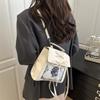 Schoolbag1011 Fashion New Trend Versatile Japanese Fresh Pain Bag Simple Texture Portable Backpack Bag Women