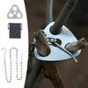 1Pc Portable Camping Gear and Equipment Detachable Outdoor Barbecue Tripod Hanging Rack Campfire Cooking Accessories Set
