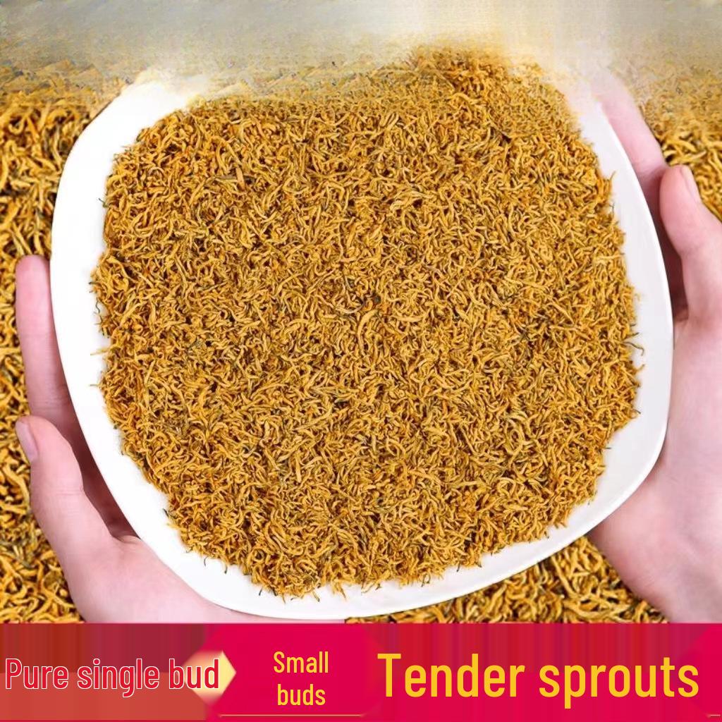 Pre-Qingming Jin Jun Mei Black Tea: Extra Tender Yellow Buds with Rich Aroma, 5g. 250g