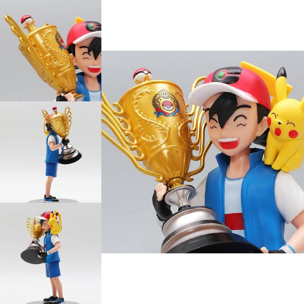 Niedliche Pokémon Ash Pikachu Plüschfigur Perfekt für Sammler und Enthusiasten gleichermaßen