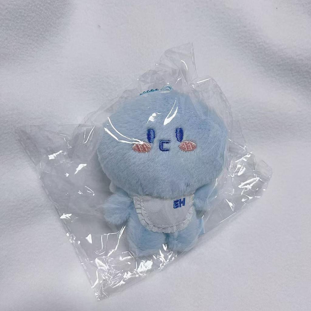 Super Junior Doll Keychain Cartoon Cute Soft Short Plush Pendant Toy Key Ring Siwon Heechul Leeteuk Fans Birthday Gift