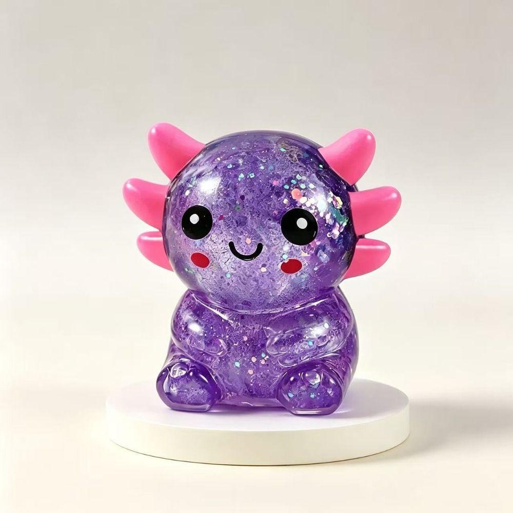 Fun Squeeze Salamander Squishy Toys Elasticity Stretchy Axolotl Squeeze Toy Fidget