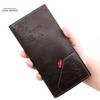 Herren PU Leder Lange Clutch Herren Visitenkartenhalter Herren Geldbörse Braun Schwarz Kaffee Herrenmode Taschengeldbörse