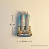3D Kuala Lumpur Petronas Twin Towers Landmark Magnet Souvenir