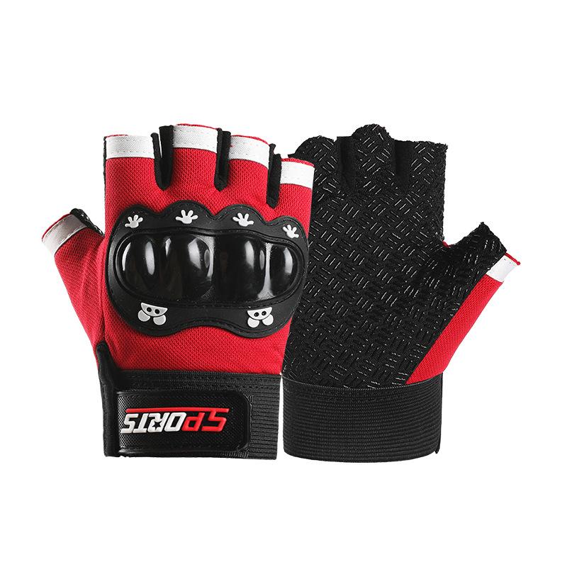 Barnhandskar Utomhus Taktiska Ridhandskar Hårt Skal Medium Stora Barn Motorcykel Glidande Balanscykel Sporthandskar