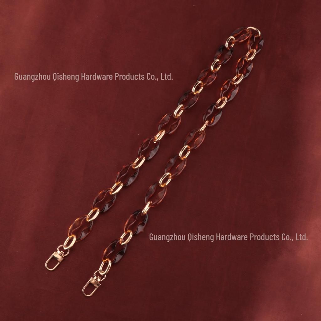 Versatile Retro Acrylic Resin Chain for Phone Case and Bag Accessories