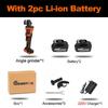 1600W 388VF Brushless Cordless Angle Grinder Grinding Machine Cutting 12000rpm Electric Grinder Power Tool with Batteries