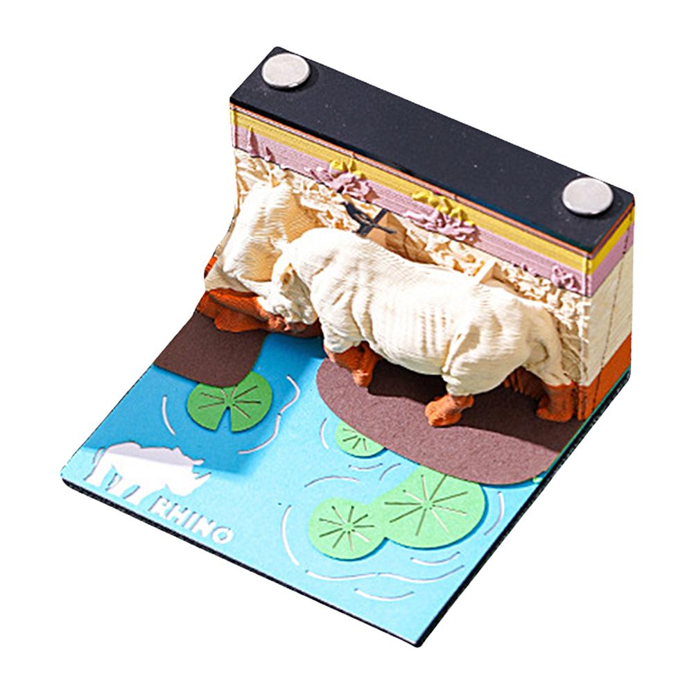 2025 Tear Away Calendar Panoramic Hand-Torn Paper Carving 3D Art Calendar Paper Carving 2025 Calendar Memo Pad Desktop Ornaments