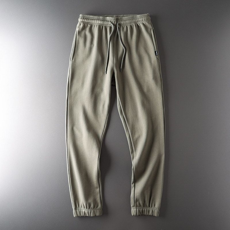 Sweatpants Export Cut Label Pure Cotton Export Original Men s Pants Green L