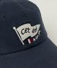 Ssettette Flag Applique Ball Cap_Navy