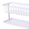 Kitchen Sponge Holder with Drain Tray Drainer Dish Rack for Sink
