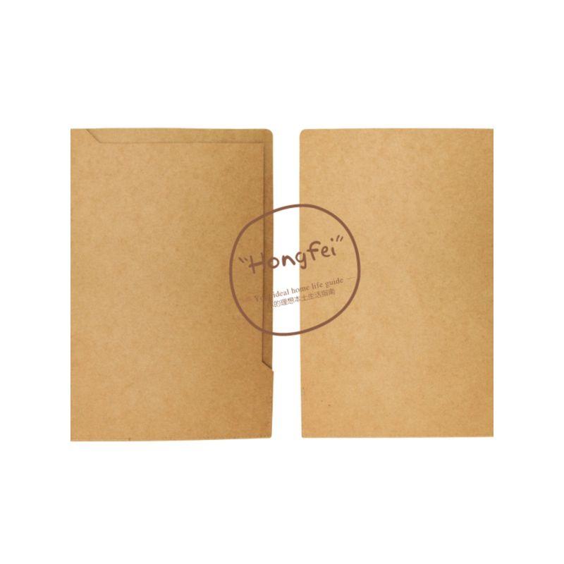 Minimalist Kraft Paper File Folder Brown