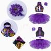 Kids Girls Sequins Ballet Tutu Dress Set Halter Ballroom Lyrical Jazz Dance Costumes Stage Performance Dancing Skirt Outfit