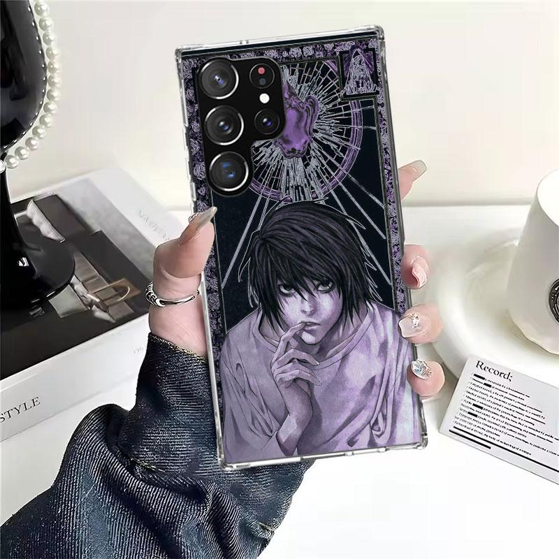 N-Note D-Death L Lawliet Soft Phone Case For Samsung Galaxy S22 S23 S24 S25 Edge S26 Ultra S20 FE S21 Plus + Fundas Coque Galaxy