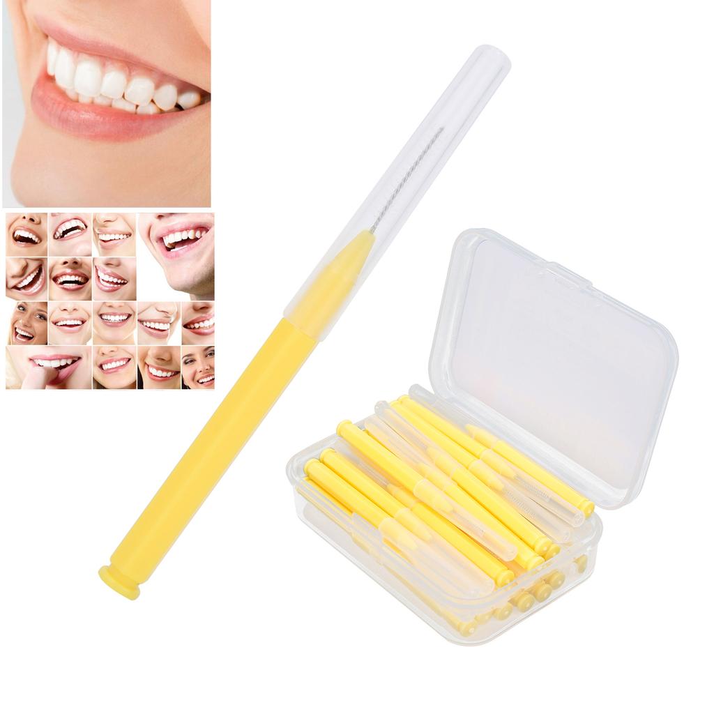 30pcs Celsius Box Interdental Brush Tooth Cleaning Tool Orthodontic Dental Tool Teeth Cleaner
