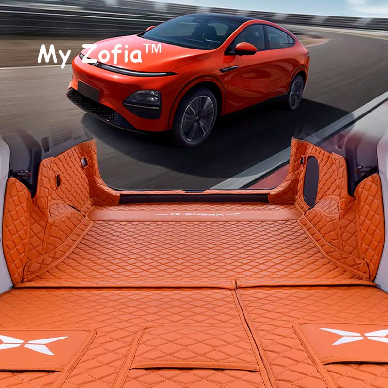 For Xpeng G6 2024 2025 2026 Car Boot Mat Rear Trunk Liner Cargo Protection Leather Mat Interior Modification Accessories