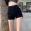 Pantaloncini di jeans da donna pantaloni a parola A estivi attillati a vita alta sottili stile spice girl vento da esterno pantaloni dritti elastici