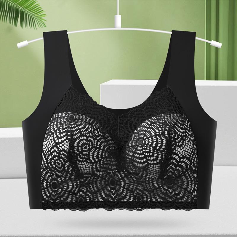 SHEIN Plus Size Lace Nursing & Yoga Bra: Sexy, Seamless, Supportive with Beautiful Back Design