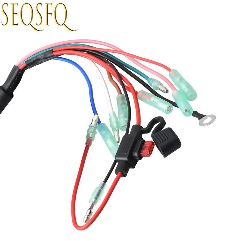 Wire Harness Assembly (7 Pins) 689-82590-11 For Yamaha Boat Motor 2T 20HP 25HP 30HP 689-82590 689-82590-11-00 Boat Engine