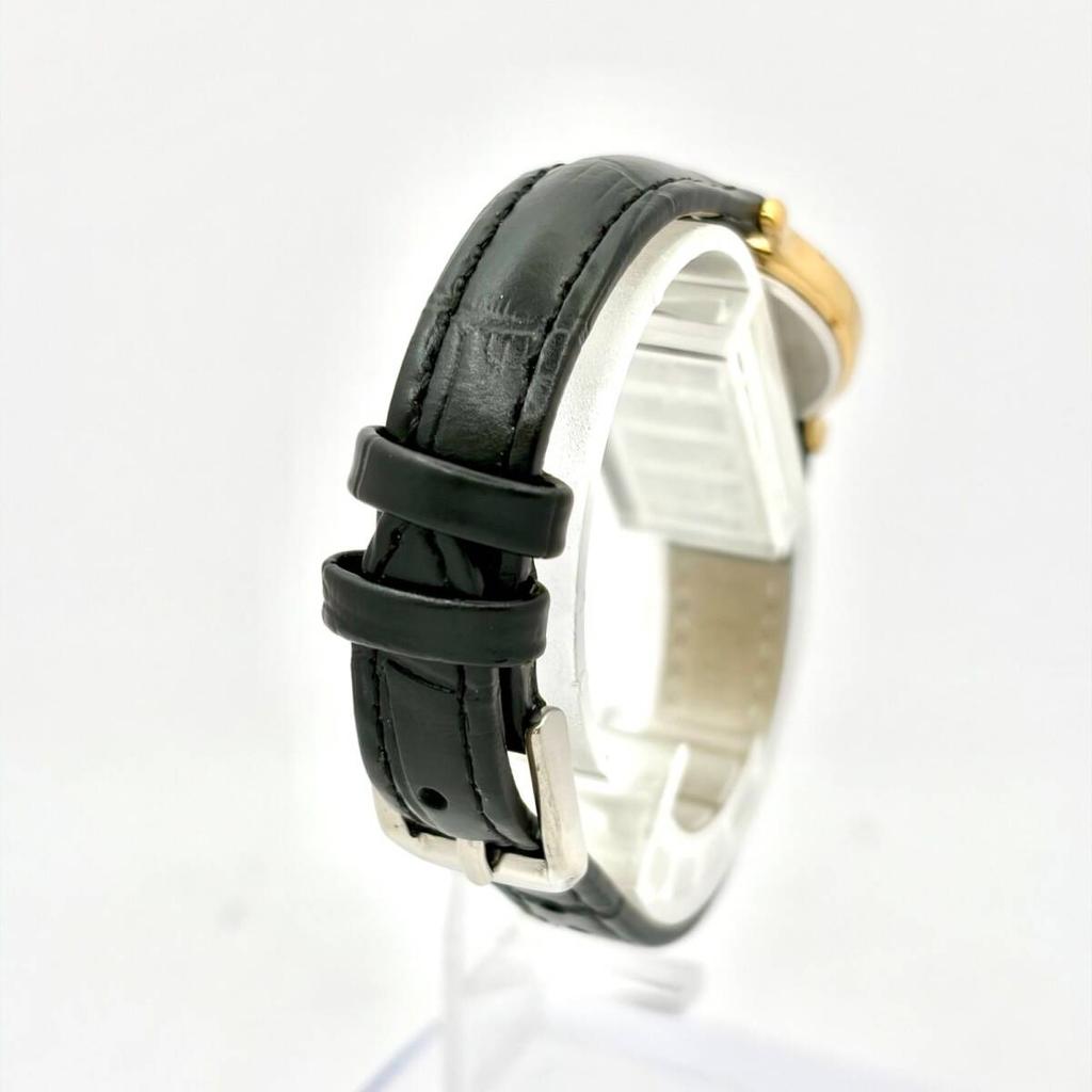 SEIKO Watch Gold Roman Numerals 840053 New Strap [New Battery] Ladies' 2P21-0200